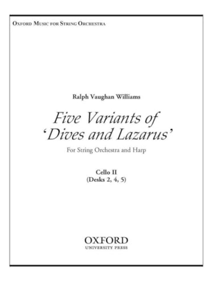 Five Variants on 'Dives and Lazarus'
