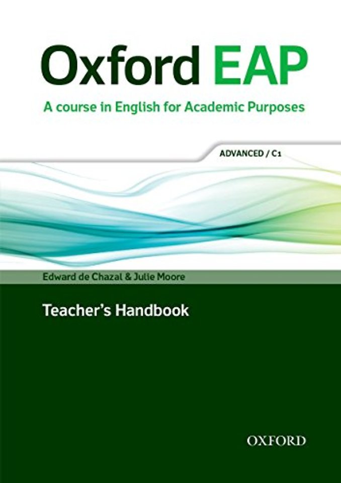 Oxford EAP: Advanced/C1: Teacher's Book, DVD and Audio CD Pack