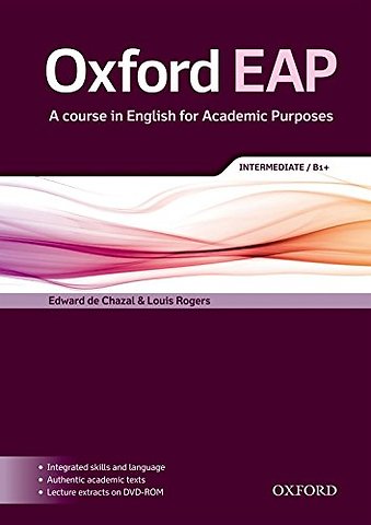 Oxford EAP: Intermediate/B1+: Student's Book and DVD-ROM Pac