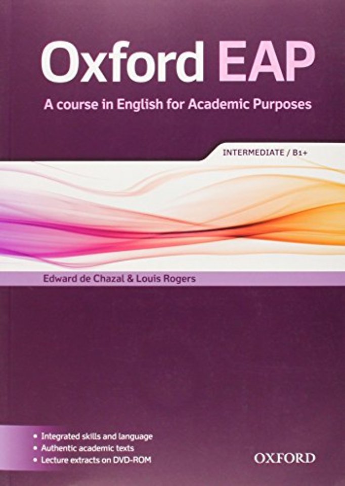 Oxford EAP: Intermediate/B1+: Student's Book and DVD-ROM Pac
