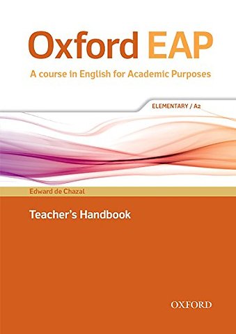 Oxford EAP: Elementary/A2: Teacher's Book, DVD and Audio CD Pack