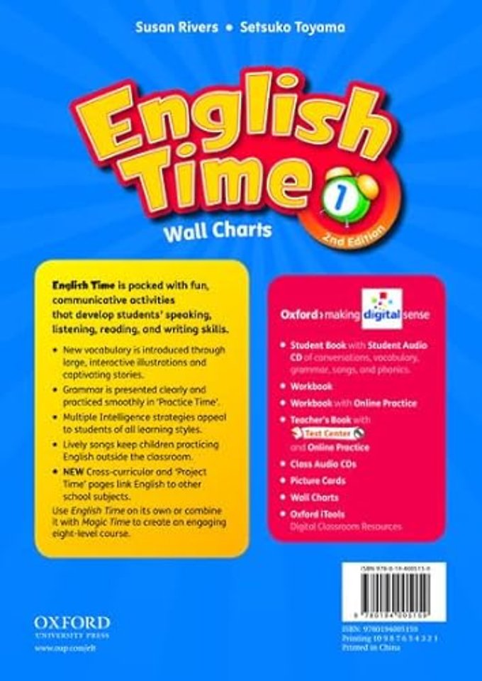 English Time: 1: Wall Chart