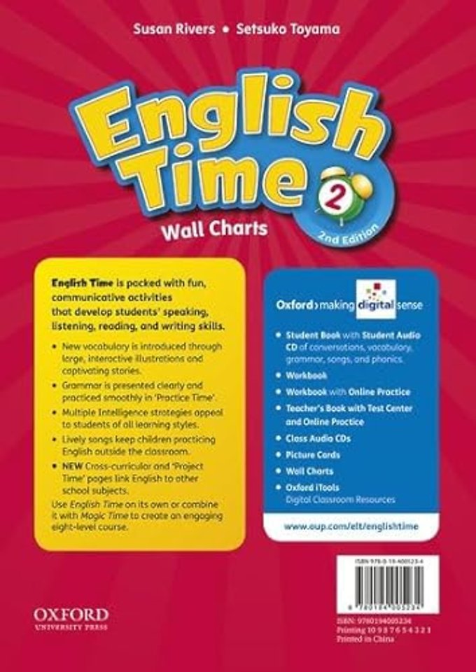 English Time: 2: Wall Chart