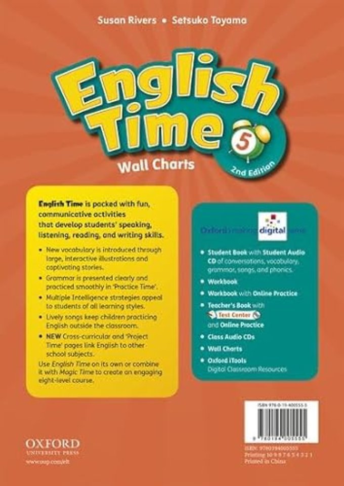 English Time: 5: Wall Chart