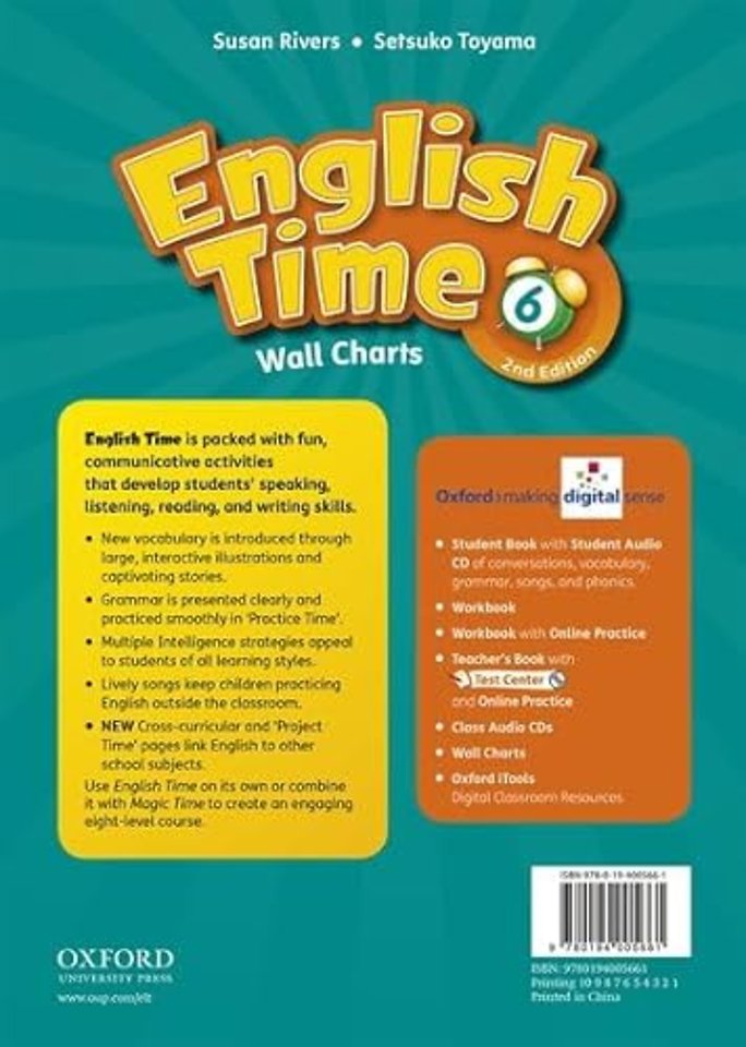 English Time: 6: Wall Chart