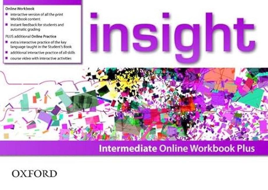 insight: Intermediate: Online Workbook Plus - Card with Access Code