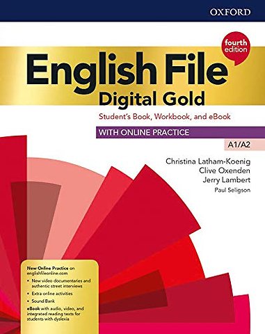 Eng File 4e Dig Gold A1 A2 Student Bk Workbk W/out Key+ebk+vocab Check Pk(it/ch)