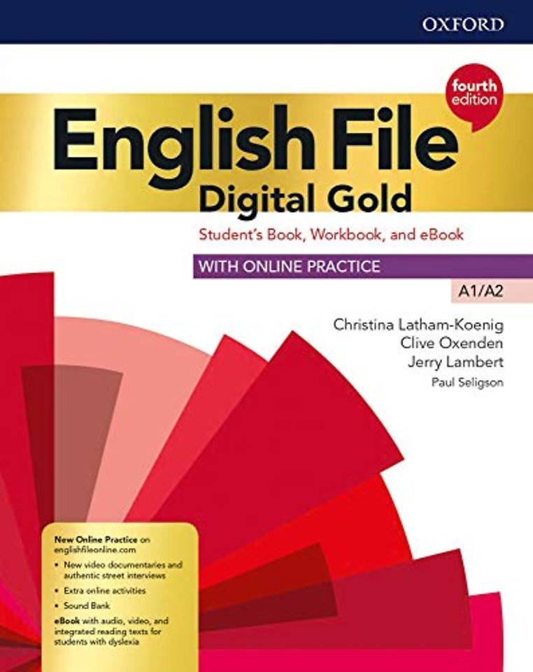 Eng File 4e Dig Gold A1 A2 Student Bk Workbk W/out Key+ebk+vocab Check Pk(it/ch)