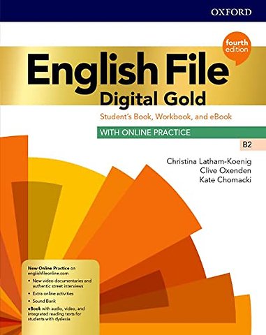 Eng File 4e Dig Gold B2 Students Book Workbook with Key+ebk+echecker Pk (Italy)