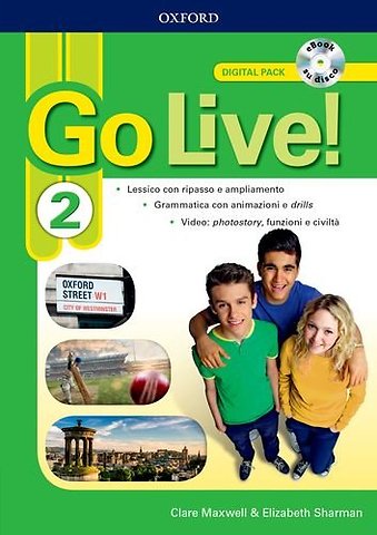 Go Live 2 Student Book Digital Pack 2018 (Italy)