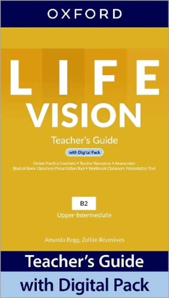 Life Vision: Upper Intermediate: Teacher's Guide with Digital Pack