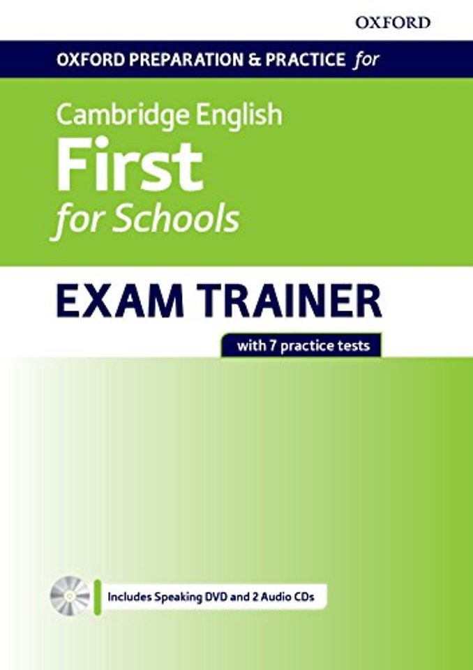 Oxford Preparation and Practice for Cambridge English: First for Schools Exam Trainer Student's Book Pack without Key