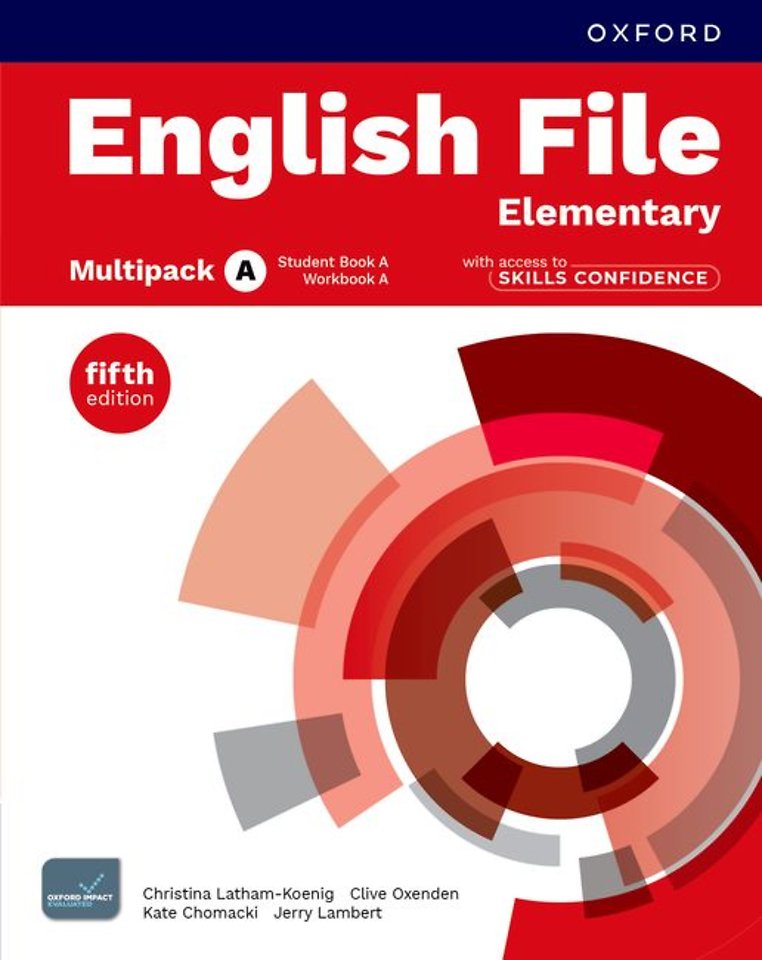 English File fifth edition: Elementary: Student Book & Workbook with access to Skills Confidence Multipack A