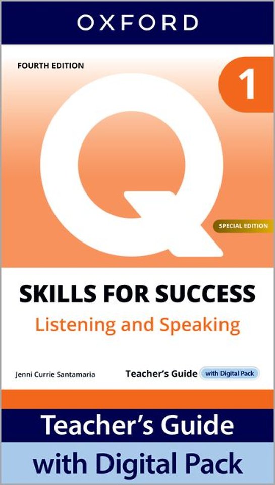 Q: Skills for Success Special Edition Level 1 Listening and Speaking Teacher's Guide with Digital Pack