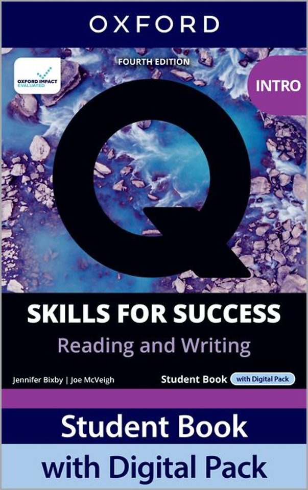 Q: Skills for Success Fourth Edition Intro Level Reading and Writing Student Book with Digital Pack