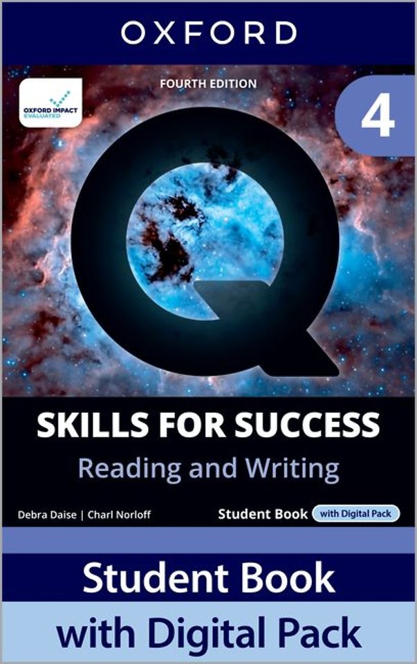 Q: Skills for Success Fourth Edition Level 4 Reading and Writing Student Book with Digital Pack