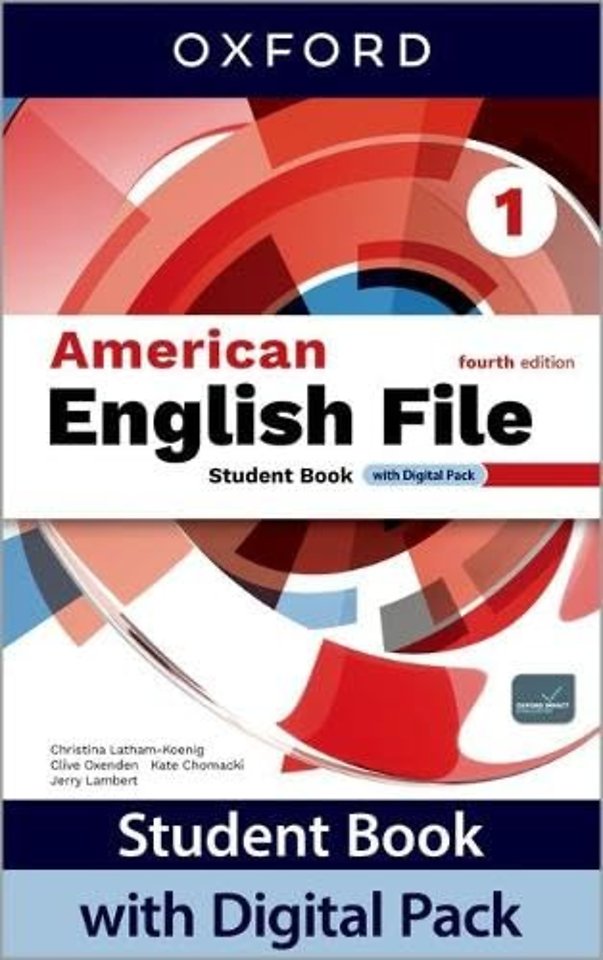 American English File fourth edition Level 1 Student Book with Digital Pack