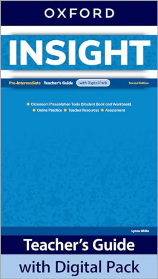 Insight Second Edition: Pre-intermediate:: Teacher's Guide with Digital Pack