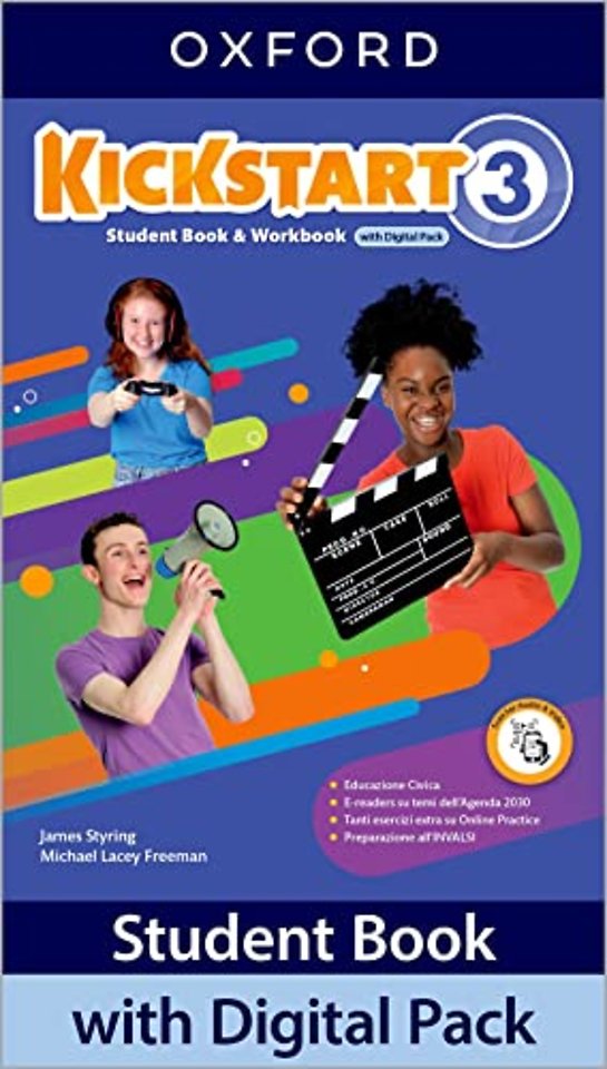 Kickstart 3 Student with Digital + Bridge Book Pack (Italy)