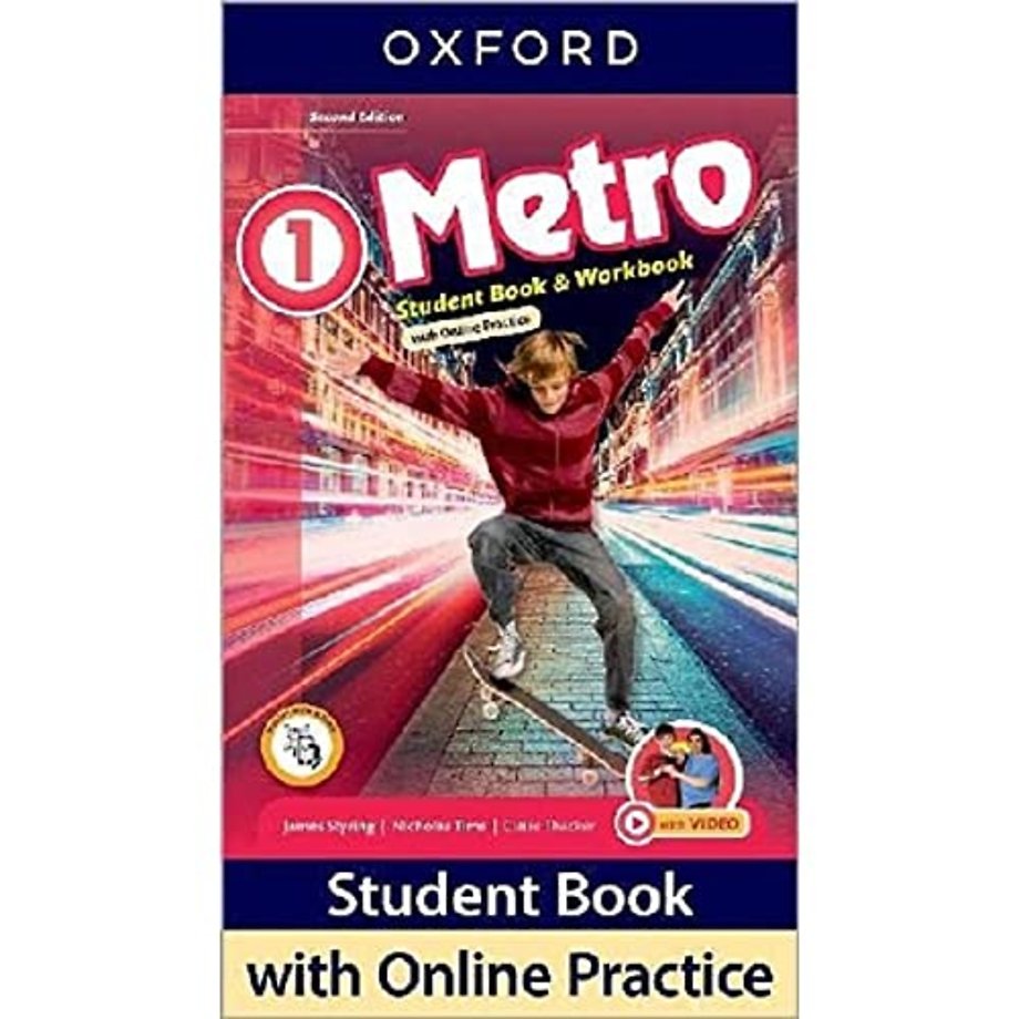 Metro: Level 1: Student Book and Workbook with Online Practice