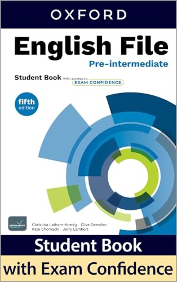 English File fifth edition Pre-intermediate Student Book with access to Exam Confidence