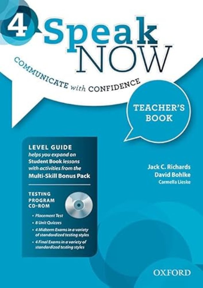 Speak Now: Level 4: Teacher's Book