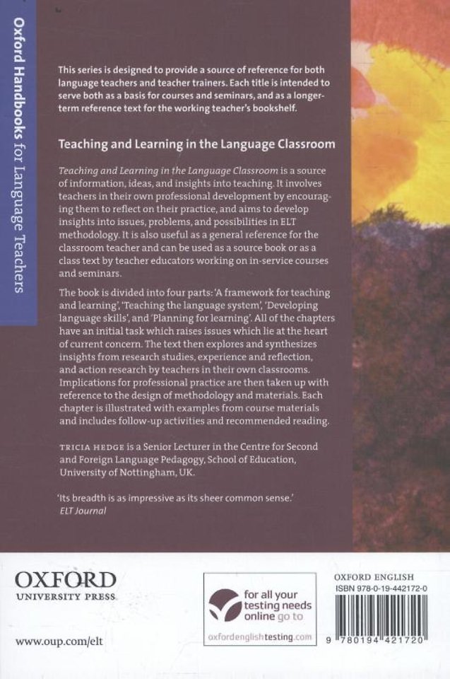 Teaching and Learning in the Language Classroom