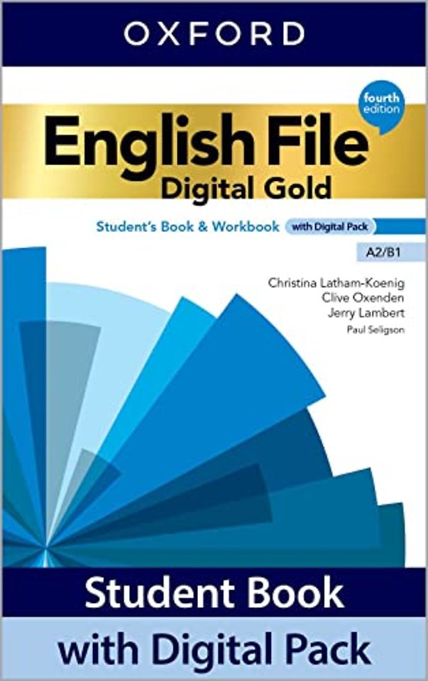 English File 4e Gold A2b1 Students Book with Key with Digital Pack (Italy)