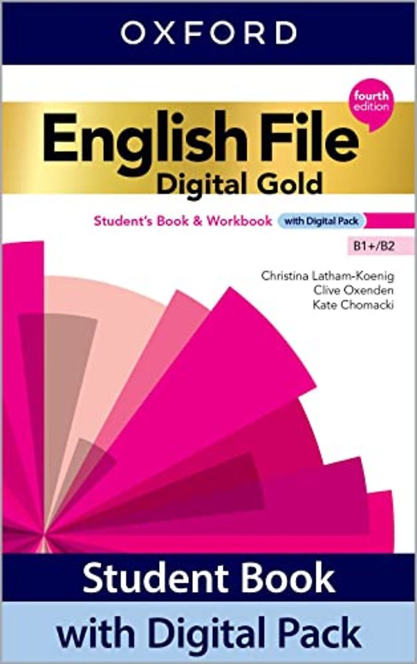English File 4e Gold B1+ B2 Students Book with Key with Digital Pack (Italy)
