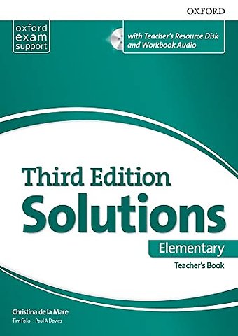 Solutions: Elementary: Essentials Teacher's Book and Resource Disc Pack