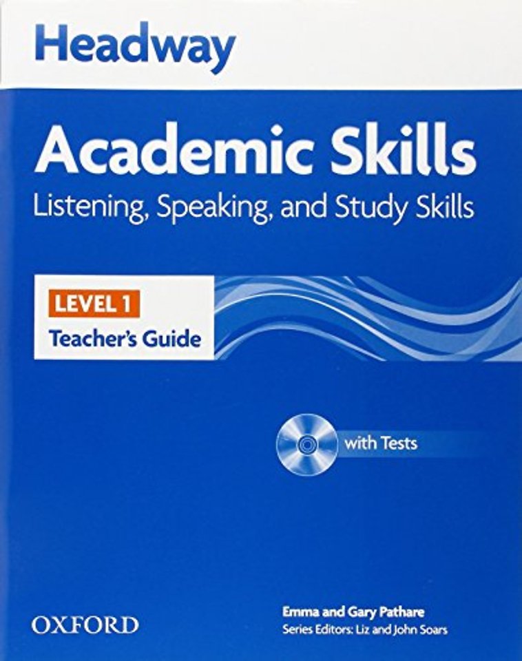 Headway Academic Skills: 1: Listening, Speaking, and Study Skills Teacher's Guide with Tests CD-ROM