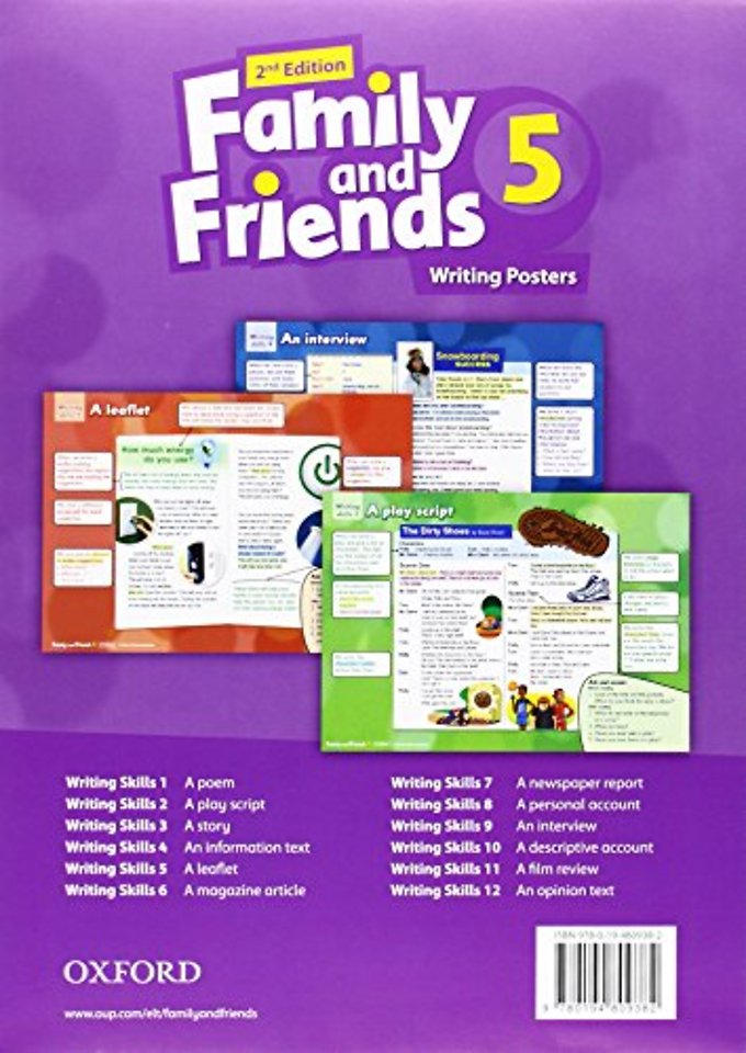 Family and Friends: Level 5: Writing Posters