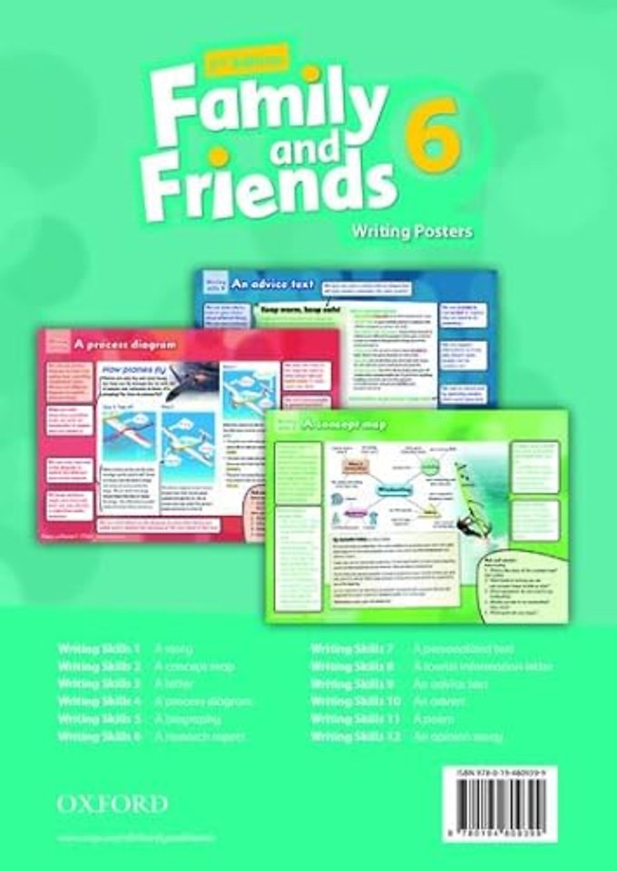 Family and Friends: Level 6: Writing Posters
