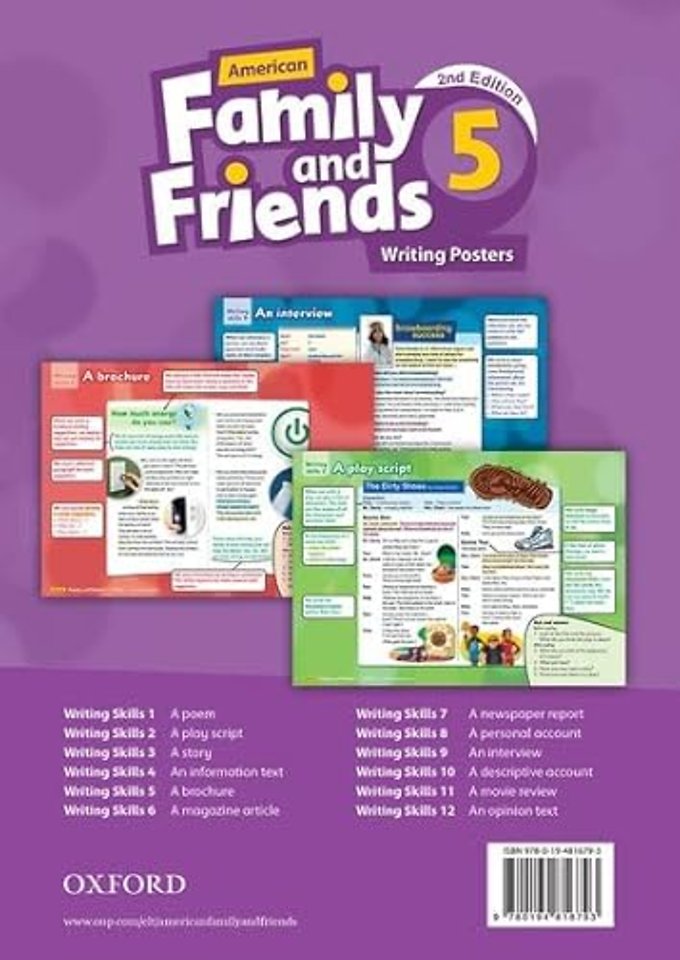 American Family and Friends: Level Five: Writing Posters