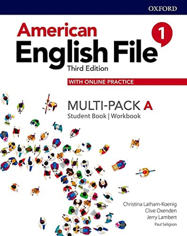 American English File: Level 1: Student Book/Workbook Multi-Pack A with Online Practice