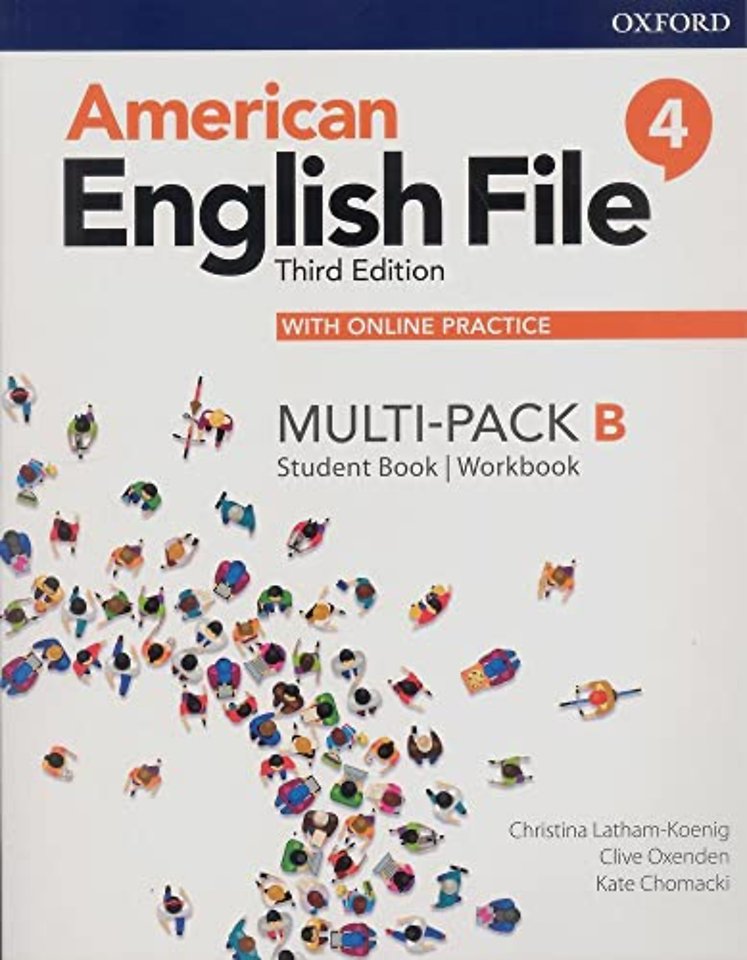 American English File: Level 4: Student Book/Workbook Multi-Pack B with Online Practice