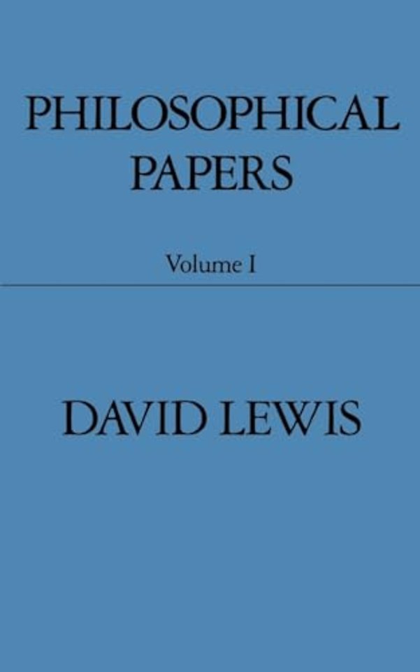 Philosophical Papers: Volume I