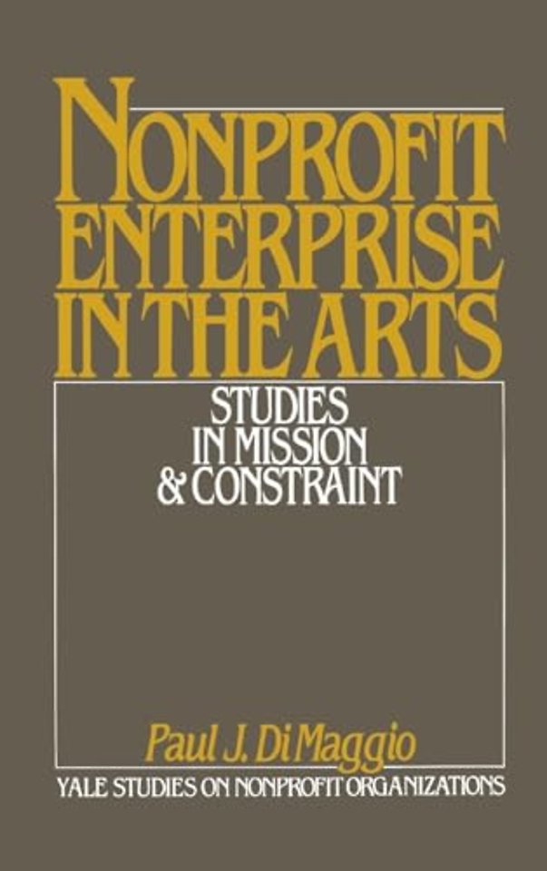Non-Profit Enterprise in the Arts