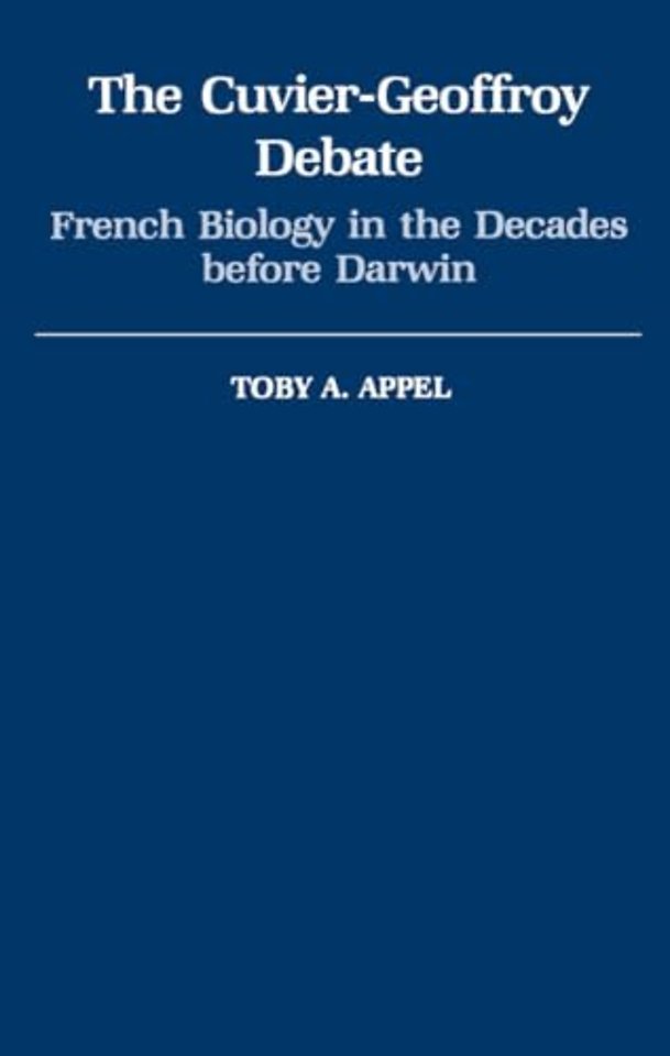 The Cuvier-Geoffroy Debate