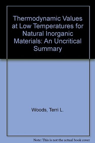 Thermodynamic Values at Low Temperature for Natural Inorganic Materials