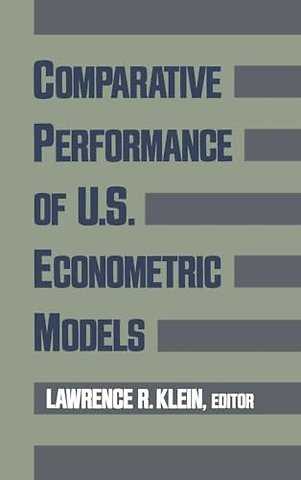Comparative Performance of US Econometric Models