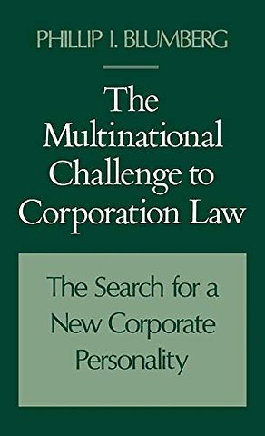 The Multinational Challenge to Corporation Law