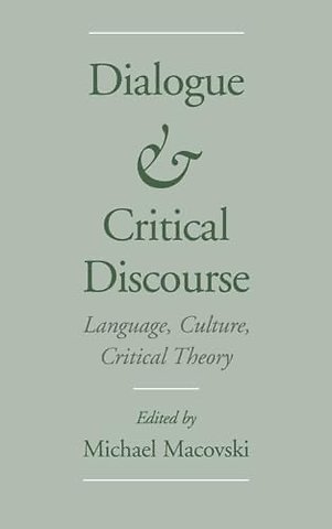 Dialogue and Critical Discourse