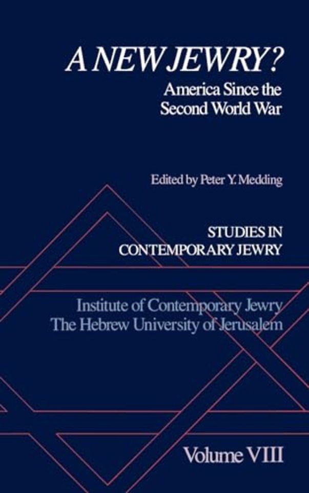Studies in Contemporary Jewry: VIII: A New Jewry?