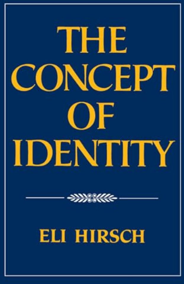 The Concept of Identity