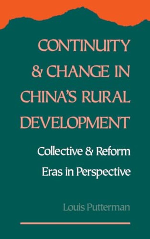 Continuity and Change in China's Rural Development