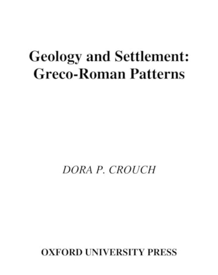 Geology and Settlement