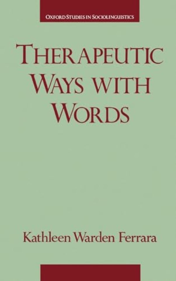 Therapeutic Ways with Words