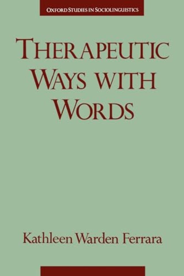 Therapeutic Ways with Words