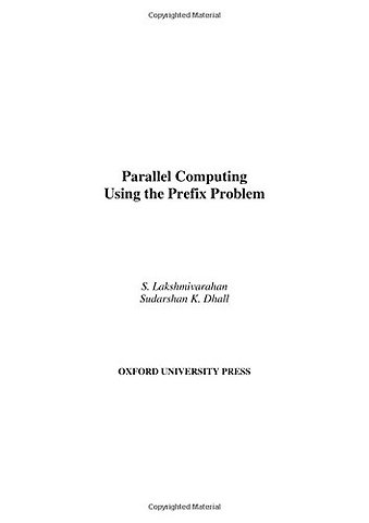 Parallel Computing Using the Prefix Problem